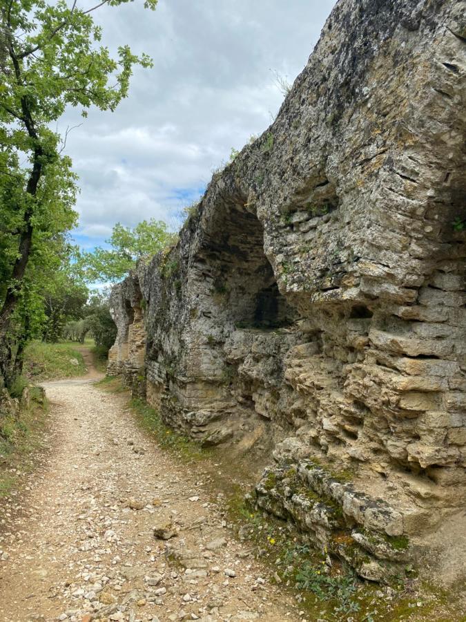 Studio Havre De Paix Au Pont Du Gard Piscine Et Jacuzzi Chez Valerie Payre Vers Pont du Gard Zewnętrze zdjęcie